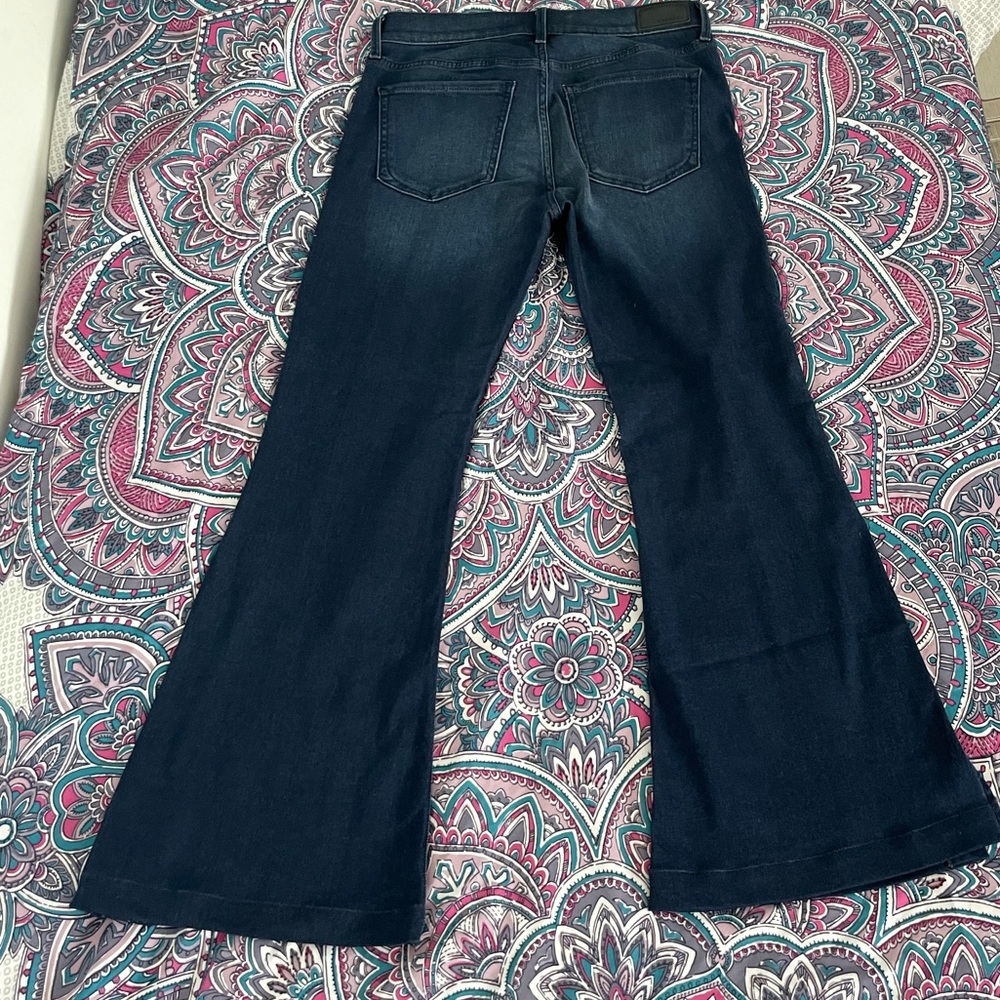 Express bell flare split hem jeans - Picture 3 of 10